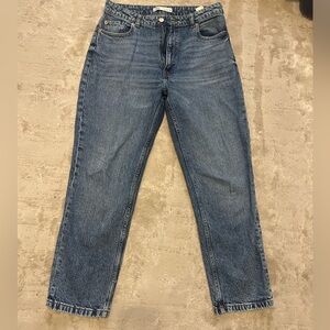 Zara Straight Leg Blue Jeans